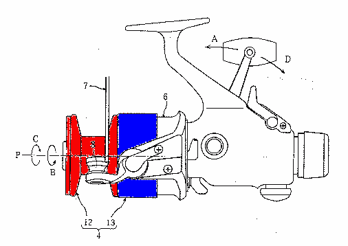 ねじれぐせのつかないスピニングリール